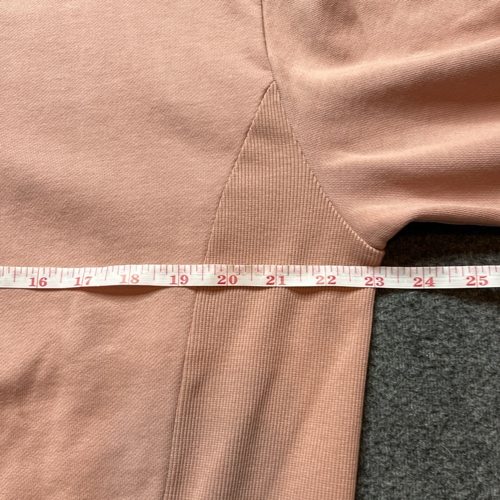 Pink and red crewneck sweatshirt with a unique anime style graphic in the front - Picture 2 of 6